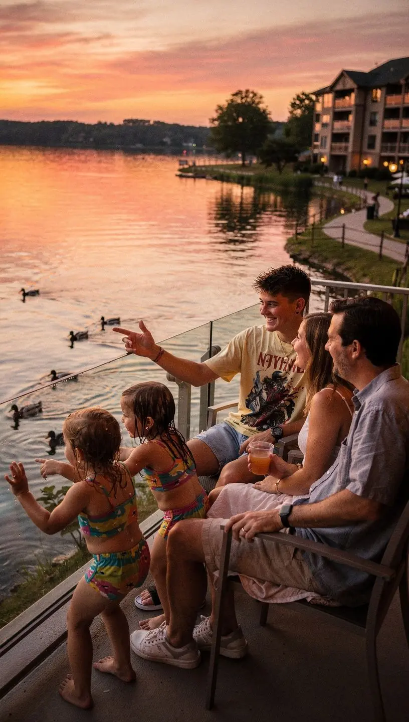 Дети, играющие на пляже под присмотром родителей.